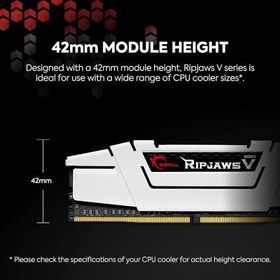 Resim G.SKILL Ripjaws V F4-4000C18D-32GVK Memory Module 32 GB 2 x 16 GB DDR4 4000 MHz 