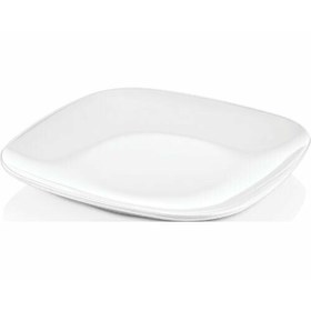 Resim POLYMEL Melamin Kare Servis Tabağı 24 Cm (12 Adet) 