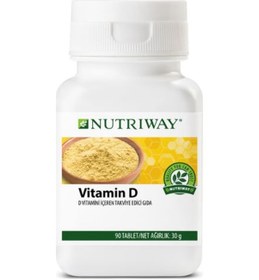 Resim Amway Nutriway Vitamin D İçeren Takviye Edici Gıda 90 Tablet 