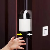 Resim 2 adet 360° Dönen Kapı Durdurucu - Yatak Odası ve Banyo Kapıları için Anti-Pinch Güvenlik Cihazı, Beyaz Plastik Duvara Monte Kapı Durdurucu, Cilalı Metal Kaplama ile, El Sıkışmasını Önler, Kolay Kurulum, Kapı Durdurucu, Banyo Güvenlik Aksesuarı, Modern Kapı Aksesuarı, Dayanıklı Plastik Yapı 