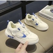 Resim Snapbuy Ilkbahar Ve Sonbahar Çocuk Spor Beyaz Ayakkabı Bej 