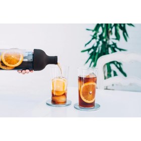 Resim Hario Siyah Soğuk Demleme Filtreli Şişe 650 ml 