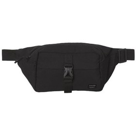 Resim Jack & Jones Jacashford Mesh Büyük Bel Çantası Siyah 12233476 Siyah 