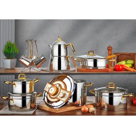 Resim Cosiness Çelik 18 Parça Çeyiz Seti - Gold 