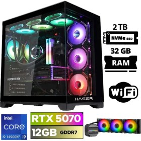 Resim Xaser Lexus X150 Intel i9 14900KF 32GB DDR5 RAM 2TB NVMe SSD 12GB RTX5070 Masaüstü Bilgisayar 