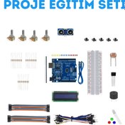 Resim Arduino 124 Parça Uno R3 Robotik Kodlama Uygulamaları Süper Başlangıç Proje Eğitim Seti 