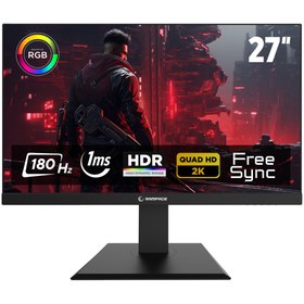 Resim Rampage Miracle MC27RQ180 27 180Hz 1ms Fast IPS QHD 2K HDR Freesync Pivot PC Flat Oyuncu Monitörü 