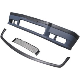 Resim BZT BMW 3 Seri- E36- 91/98; Ön Tampon Astarli (Spoilerli/Bandli/Panjurlu/Sis Delikli) (M-Tech/M3) 