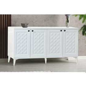 Resim 4 Kapılı Beyaz Yıldızlı Konsol Beyaz 