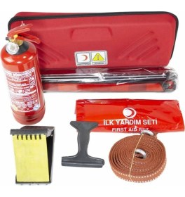Resim Yıldırım Eva Trafik-Ilk Yardım Seti Çantası Tüvtürk Onaylı 4 Yıl Etiketli 1 kg Tüplü 