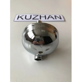 Resim Mobylette ve Peugeot Kuzhan Uyumlu Egzoz Kapağı Krom 