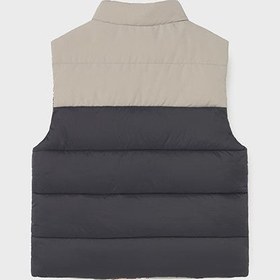 Resim Mayoral Kışlık Erkek Bebek Çift Taraflı Anorak Yelek Bej - Bej / 2 Yaş 