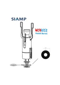 Resim Siamp Gömme Rezervuar Contası Verso 80 Boşaltma Grubu Contası Diğer 