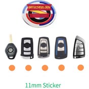 Resim SATECHNOLOGY Kumanda Anahtar Logo Arma 11mm 50.yıl (NEWTYPE BLUE)(3ADET) 