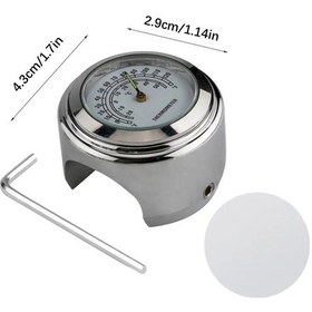 Resim 22-25mm Motosiklet Gidonu İzle Motosiklet Saat Su Geçirmez Motosiklet İzle Black İspanya Diğer 