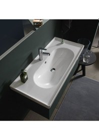 Resim Turkuaz Seramik Cerastyle Arya 100 x 45 CM Etajerli Lavabo 