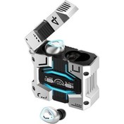 Resim Wealthglow M45 Mecha Tasarım Dijital Ekran Bluetooth Kulaklık Tws Kablosuz Oyun Kulaklığı - Gümüş Lq0lnx 