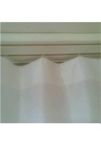 Resim Beyaz Renk Saten Güneşlik 1. Kalite 290 Cm En - 200 Cm Boy 