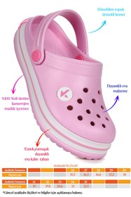 Resim Kiko Kids Magda Eva Plaj Havuz Okul Kreş Kız Çocuk Terlik Pembe 