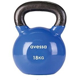 Resim Avessa 18 Kg Mavi Kettlebell Çaydanlık Dambıl 