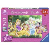 Resim Ravensburger 2x24 Parça Puzzle Prenses´in Arkadaşları 089529 