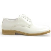 Resim Rakerplus Krem Rugan Bağcıklı Oxford Çocuk Okul Ayakkabısı 175754 Krem 