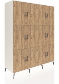 Resim Kronos Gardrop 10 Raflı 12 Kapaklı 176x59x221 Aytaşı-çam/aytaşı Çam/aytaşı 