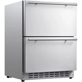 Resim Berfmann Outdoor Tezgah Altı Ankastre Buzdolabı (Çekmeceli) - BUR113-DSS 