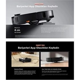 Resim Xiaomi Roborock 22000PA Ultra Emiş Güçlü Premium Akıllı Robot Süpürge - Kendini Temizleme - Kenar Temizleme 
