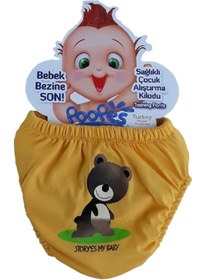 Resim Poope's 3'lü Erkek Kız Bebek Alıştırma Külodu 