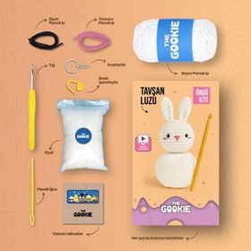 Resim Mini Tavşan Amigurumi Kiti 