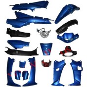 Resim Cub Çelik Kaporta Seti- Mavi Far- Stop Dahil 21 Parça 