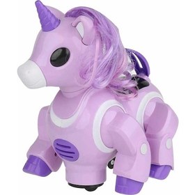 Resim Sesli Işıklı Danseden Pilli Robot Unicorn 8212 