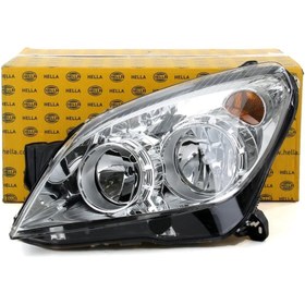 Resim Opel Astra H Sol Far Krom Makyajlı Kasa Hella Marka 1216659 