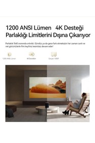 Resim wanbo Mozart 1 Pro Akıllı Projeksiyon Cihazı – 1200 ANSI, Google TV, HDR, MEMC, Lisanslı | 2025 Yeni 