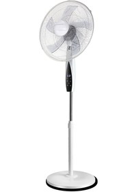 Resim DLC GROUP DLC AYAKLI ZAMAN AYARLI UZAKTAN KUMANDALI VANTİLATÖR 50 WATT BEYAZ 