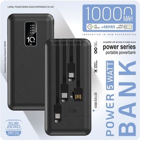 Resim Subzero POWERBANK 10.000Mah PR120 STANDLI 3 in 1 