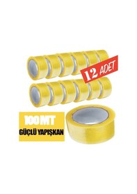 Resim Bant Paket Bandı Koli Bandı 12 Adet 100 Mt 1312 