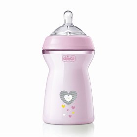 Resim Chicco Pembe Biberon Seti 250 ml + 330 ml PP 