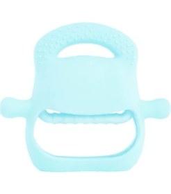 Resim LTG Nova Mavi Bebek Silikon Diş Kaşıyıcı 