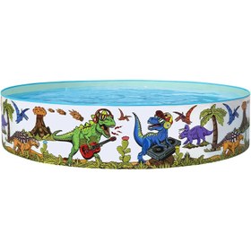 Resim Bestway Portatif Dinazor Desenli Çocuk Havuzu 183x38 cm 