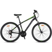 Resim Kron Tx 75 - 28" Trekking - 19' - 21 Vites - V.b. - Mat Siyah-Füme/yeşil/gri 