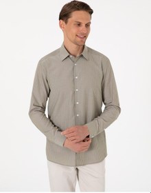 Resim Pierre Cardin Erkek Yeşil Gömlek Desenli 50310777-vr054 Yeşil 