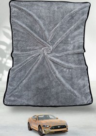 Resim z'imher 60x90 cm Mikrofiber Oto Yıkama Kurulama Temizleme Bezi Araba Bezi Fine Clean 