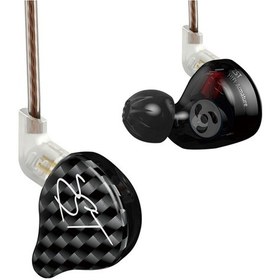 Resim Kz Zst 1ba+1dd Hibrit Sürücüler Hıfı Müzik Kulaklığı 3.5mm Kablolu Kulak İçi Kulaklık Spor Oyun Kulaklığı Çıkarılabilir Kablo İle 