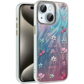Resim artlab Art İphone 14 Kılıf Blade Aynalı Desenli Kapak - Desen 4 Lab 