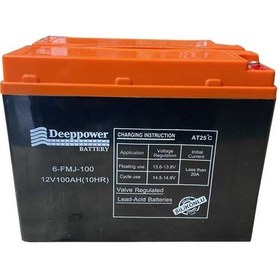 Resim Deeppower Akü E Bike 6 Fmj 100 12v 100ah / 10hr 