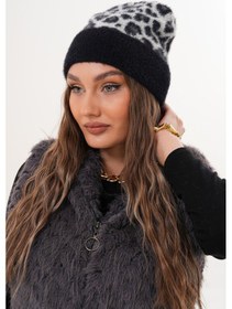 Resim Ritagarcia Premium Soft Lepar Bere Siyah-beyaz Leopar 