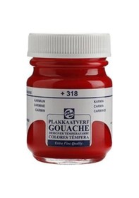 Resim Talens Guaj Boya 50 Ml. 318 Carmine 