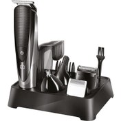 Resim Goldmaster GM-8154 Cool Profesyonel Kablolu Kablosuz Erkek Bakım Seti + Taşıma Çantası 
